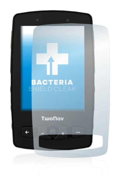 Image de l'appareil TwoNav Aventura 2 avec une grande variété de protections d'écran.