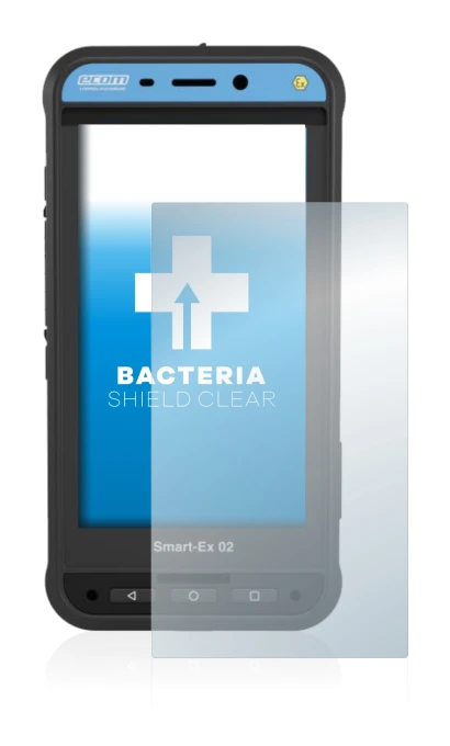 Image de l'appareil Ecom Smart-Ex 02 DZ1 avec une grande variété de protections d'écran.