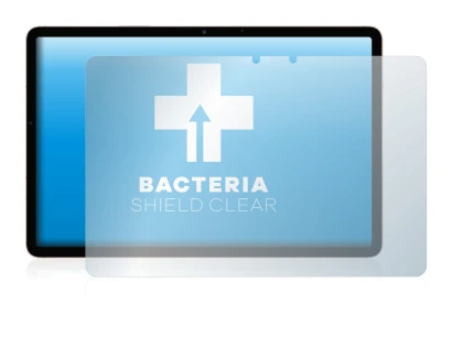 Image de l'appareil Samsung Galaxy Tab S7 WiFi 2020 (en paysage) avec une grande variété de protections d'écran.