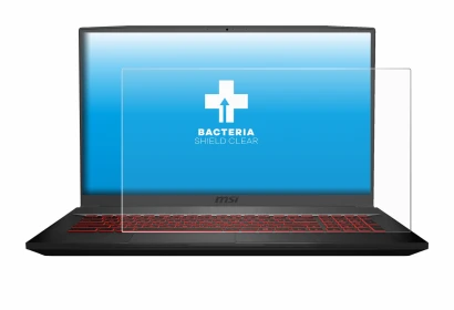Image de l'appareil MSI GF75 10SDR-234 avec une grande variété de protections d'écran.