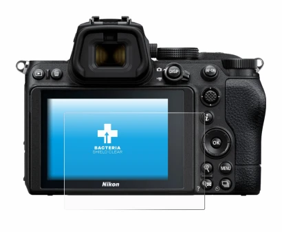 Image de l'appareil Nikon Z 5 avec une grande variété de protections d'écran.