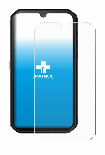 Image de l'appareil Blackview BV9900E avec une grande variété de protections d'écran.