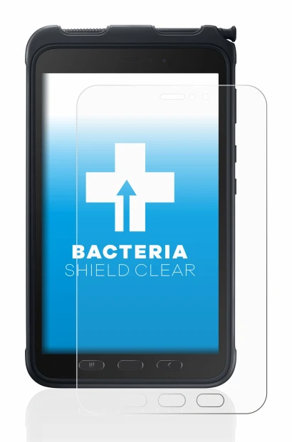 Image de l'appareil Samsung Galaxy Tab Active 3 avec une grande variété de protections d'écran.