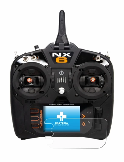 Image de l'appareil Spektrum NX10 avec une grande variété de protections d'écran.