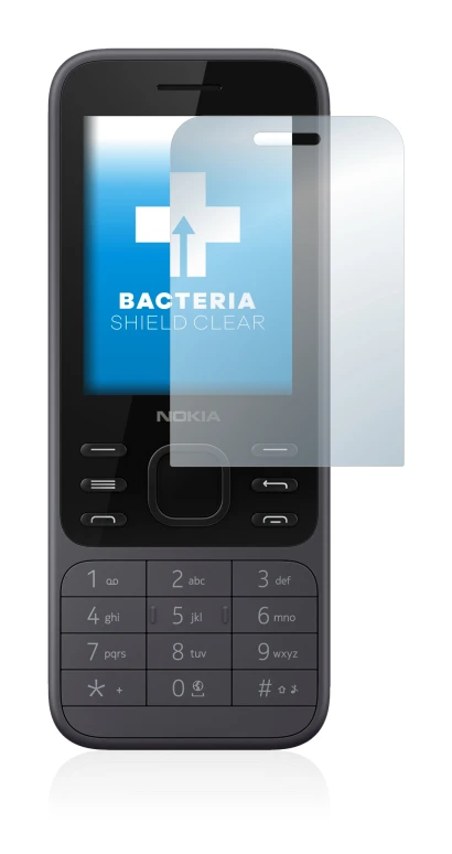 Image de l'appareil Nokia 6300 2020 avec une grande variété de protections d'écran.