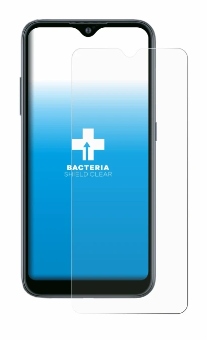 Image de l'appareil Samsung Galaxy A02 avec une grande variété de protections d'écran.