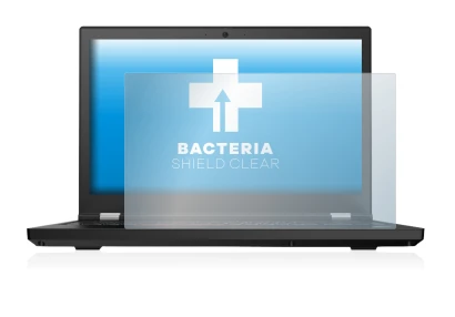 Image de l'appareil Lenovo ThinkPad P15 avec une grande variété de protections d'écran.