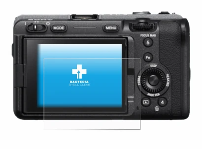 Image de l'appareil Sony FX3 avec une grande variété de protections d'écran.
