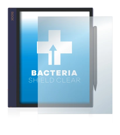 Image de l'appareil Boox Note Air avec une grande variété de protections d'écran.