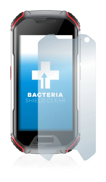 Image de l'appareil Unihertz Atom XL avec une grande variété de protections d'écran.