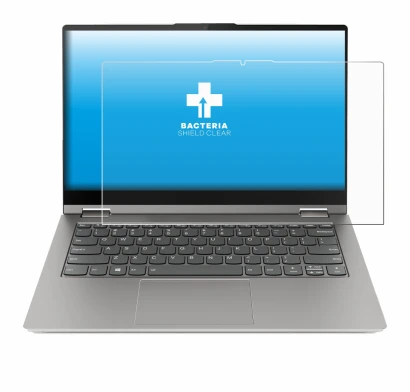 Image de l'appareil Lenovo ThinkBook 14s Yoga avec une grande variété de protections d'écran.