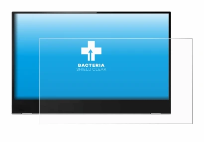 Image de l'appareil Lenovo ThinkVision M14t avec une grande variété de protections d'écran.