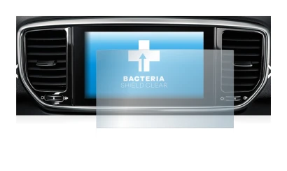 Image de l'appareil Kia Sportage QLPE 2020 Infotainment System 8" avec une grande variété de protections d'écran.