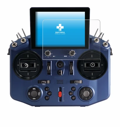 Image de l'appareil FrSky Tandem X20S avec une grande variété de protections d'écran.