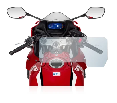 Image de l'appareil Honda CBR650R 2019-2021 avec une grande variété de protections d'écran.