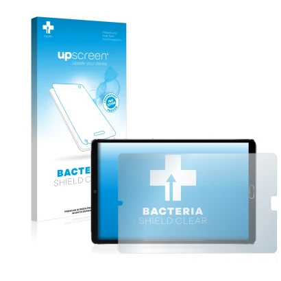 Face avant d’un emballage produit avec le logo de la marque upscreen. À côté, l’appareil Goodtel G2 est représenté avec la pro