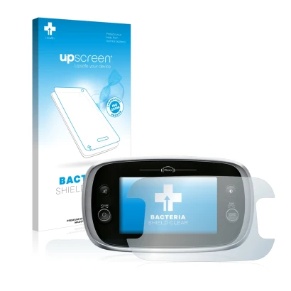 Face avant d’un emballage produit avec le logo de la marque upscreen. À côté, l’appareil Fiat 500X Uconnect 7" est représenté 