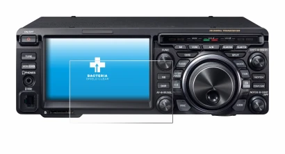 Image de l'appareil Yaesu FT-DX10 avec une grande variété de protections d'écran.