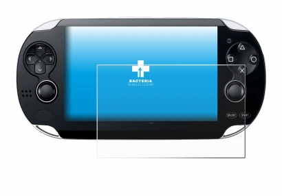 Image de l'appareil Sony Playstation PS Vita avec une grande variété de protections d'écran.