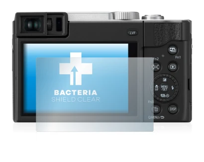 Image de l'appareil Panasonic Lumix DC-TZ95 avec une grande variété de protections d'écran.