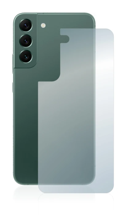 Image de l'appareil Samsung Galaxy S22 Plus 5G (Arrière) avec une grande variété de protections d'écran.