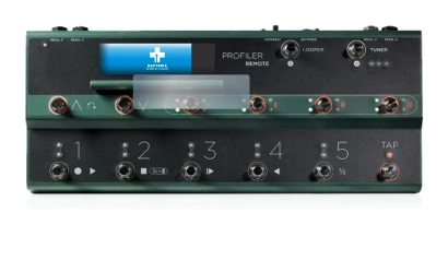 Image de l'appareil Kemper Profiler Remote avec une grande variété de protections d'écran.