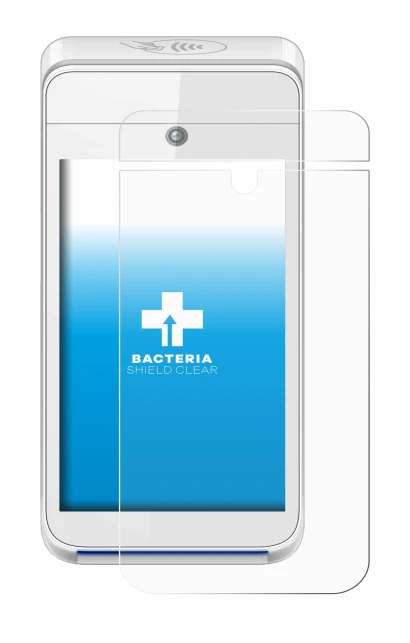 Image de l'appareil Pax A920 avec une grande variété de protections d'écran.