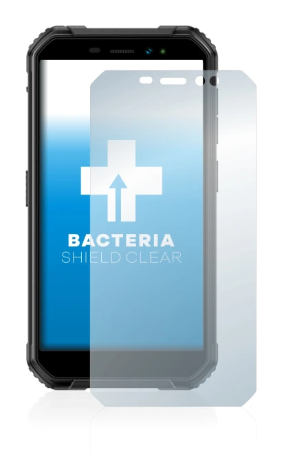Image de l'appareil Ulefone Armor X6 Pro avec une grande variété de protections d'écran.