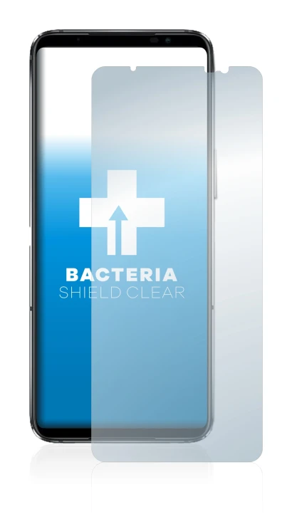 Image de l'appareil ASUS ROG Phone 6D Ultimate avec une grande variété de protections d'écran.