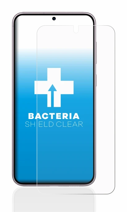 Image de l'appareil Samsung Galaxy S23 avec une grande variété de protections d'écran.