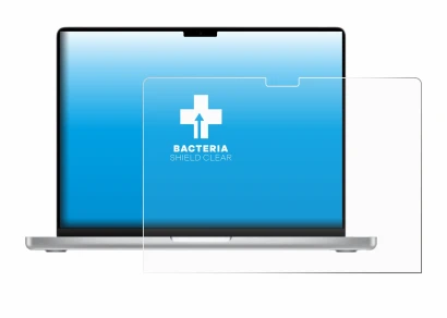 Image de l'appareil Apple MacBook Pro 14" M2 2023 avec une grande variété de protections d'écran.