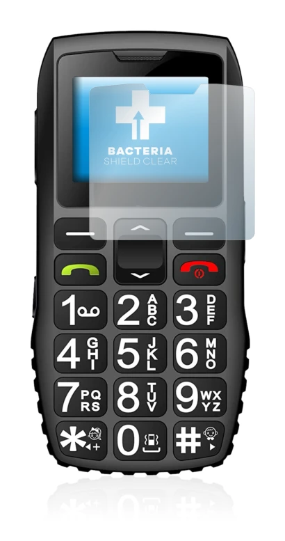 Image de l'appareil artfone C1 Plus avec une grande variété de protections d'écran.