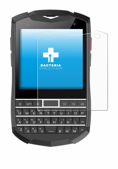 Image de l'appareil Unihertz Titan Pocket avec une grande variété de protections d'écran.