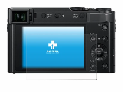Image de l'appareil Panasonic Lumix DC-TZ202D avec une grande variété de protections d'écran.