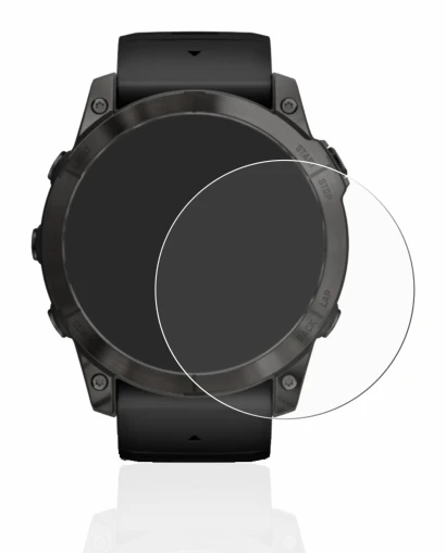Image de l'appareil Garmin Epix Pro (Gen 2) (51 mm) avec une grande variété de protections d'écran.