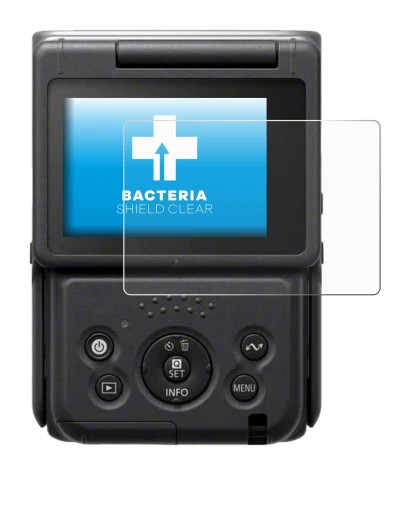 Image de l'appareil Canon PowerShot V10 Vlog Camera avec une grande variété de protections d'écran.