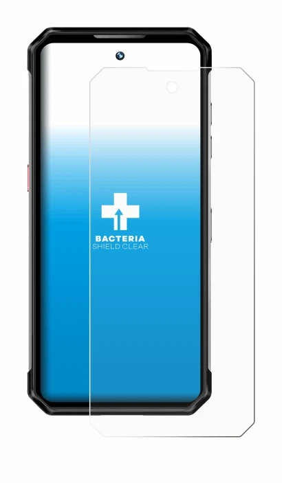Image de l'appareil Oukitel WP21 Ultra avec une grande variété de protections d'écran.