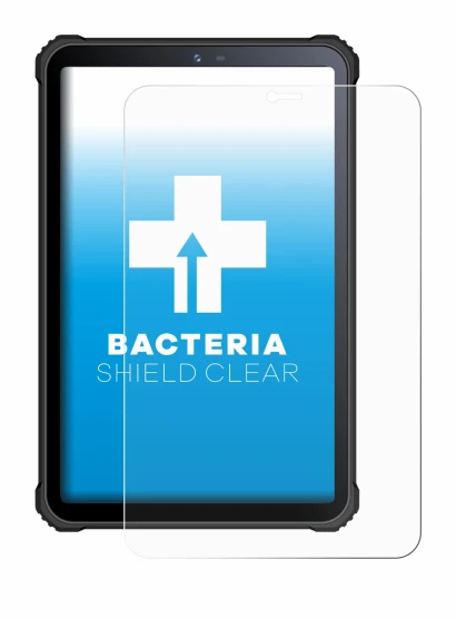 Image de l'appareil Oukitel RT3 avec une grande variété de protections d'écran.