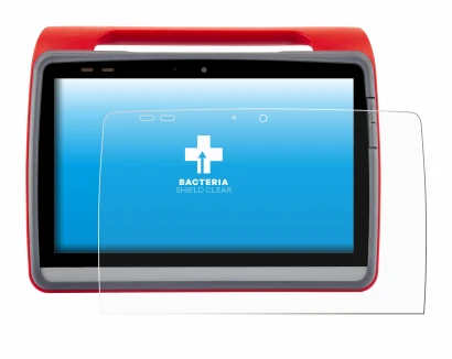Image de l'appareil medDV NIDApad avec une grande variété de protections d'écran.