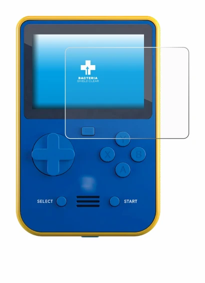 Image de l'appareil Blaze Super Pocket avec une grande variété de protections d'écran.