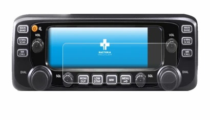 Image de l'appareil Icom IC-2730E avec une grande variété de protections d'écran.