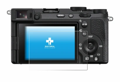 Image de l'appareil Sony Alpha 7CR avec une grande variété de protections d'écran.