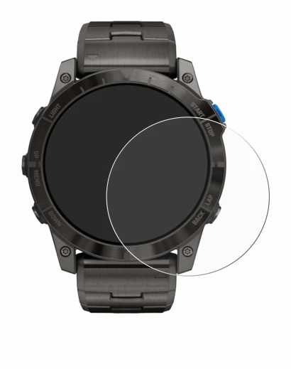 Image de l'appareil Garmin D2 Mach1 Pro avec une grande variété de protections d'écran.