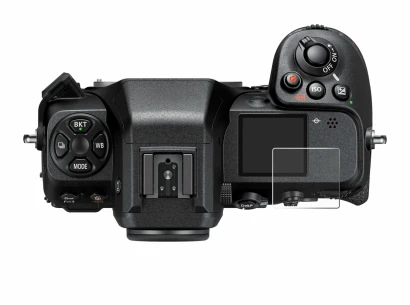 Image de l'appareil Nikon Z 8 (affichage des épaules) avec une grande variété de protections d'écran.