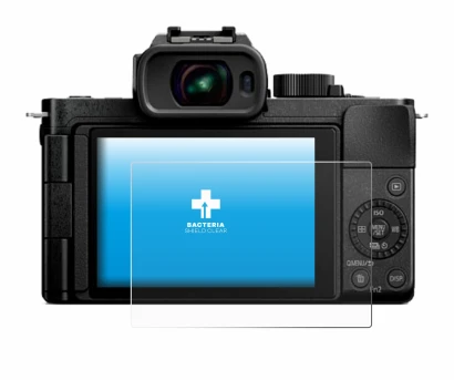 Image de l'appareil Panasonic Lumix DC-G100D avec une grande variété de protections d'écran.
