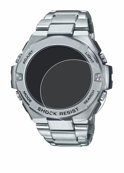Image de l'appareil Casio G-Shock GST-B500D-1A avec une grande variété de protections d'écran.