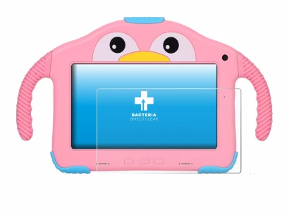 Image de l'appareil okulaku KIDS03-Pro03 7" avec une grande variété de protections d'écran.