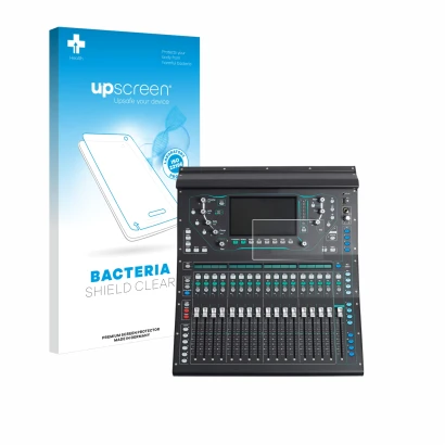 Face avant d’un emballage produit avec le logo de la marque upscreen. À côté, l’appareil Allen&Heat SQ5 est représenté avec la