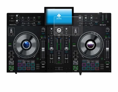 Image de l'appareil Denon DJ Prime 2 avec une grande variété de protections d'écran.