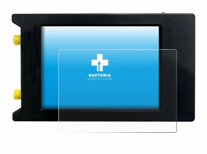 Image de l'appareil LiteVNA 64 avec une grande variété de protections d'écran.